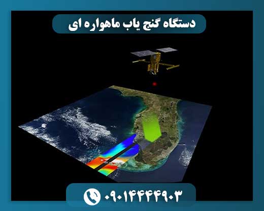 تصویر دستگاه گنج‌یاب ماهواره‌ای پیشرفته با سنسورهای رادار و GPS 09014444903