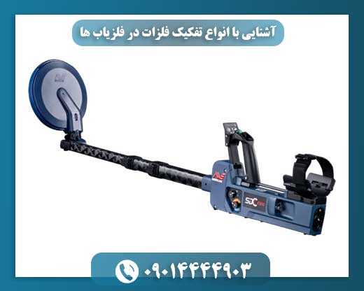 نمودار یا نمایش گرافیکی عملکرد تفکیک فلزات در فلزیابهای پیشرفته 09014444903