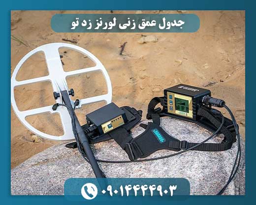 جدول عمق زنی لورنز زد تو