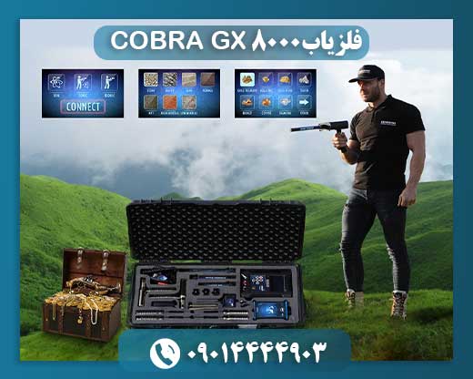 فلزیاب COBRA GX 8000 09014444903