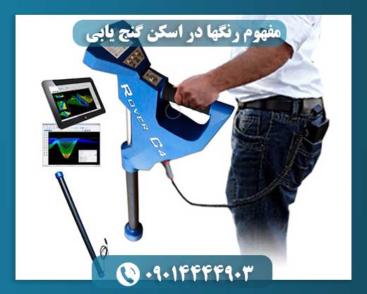 مفهوم رنگها در اسکن گنج یابی 09014444903