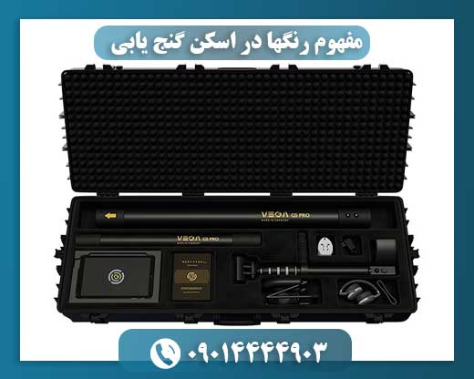 مفهوم رنگها در اسکن گنج یابی 09014444903