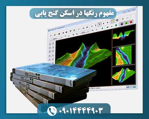 مفهوم رنگها در اسکن گنج یابی 09014444903