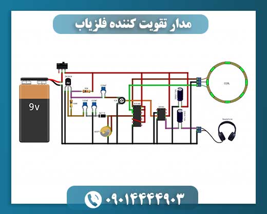 مدار تقویت کننده فلزیاب 09014444903