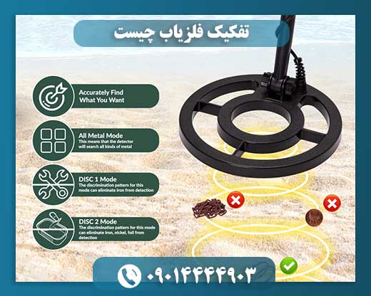 تفکیک فلزیاب چیست 09014444903